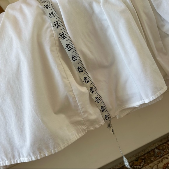 Abercrombie & Fitch White Puff Sleeve ORing Dress Size Medium - Picture 12 of 12